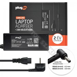 Asus 19V 6.32A (120W) center-pin töltő