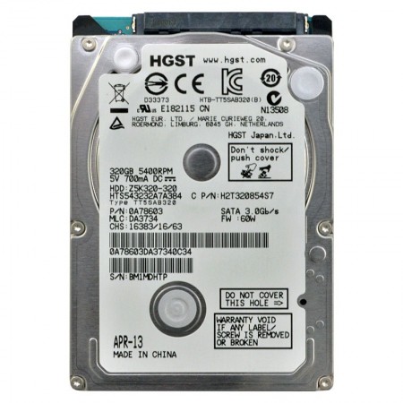 HGST HTS543232A7A384 320GB SATA 2,5