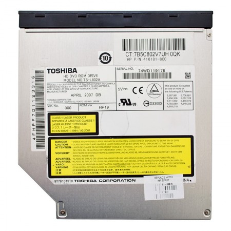 Toshiba TS-L802A IDE notebook DVD író