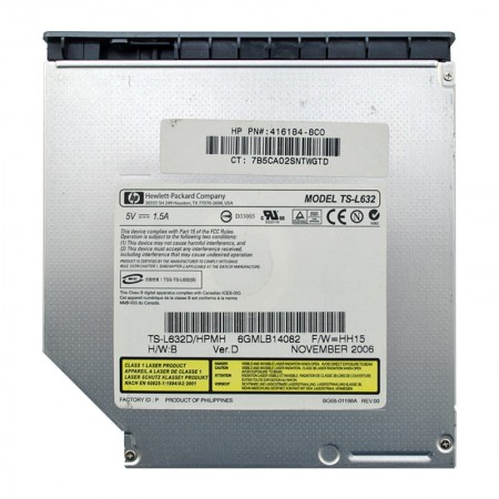 HP TS-L632 IDE laptop DVD író