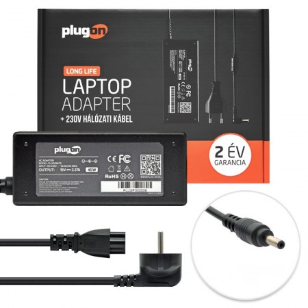 Acer 19V 2.37A (45W) 3.0x1.1mm töltő