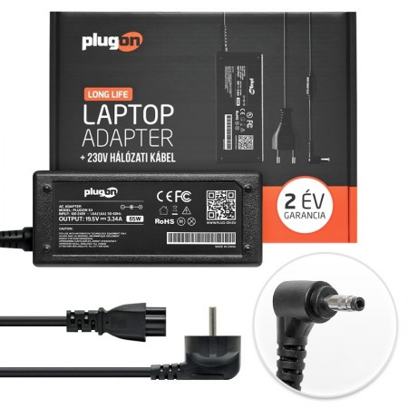 Dell 19.5V 3.34A (65W) 4.0x1.7mm töltő