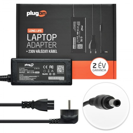 Samsung 19V 3.16A (60W) töltő
