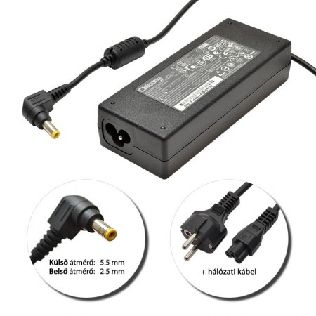 Chicony 19V 4.74A (90W) gyári töltő