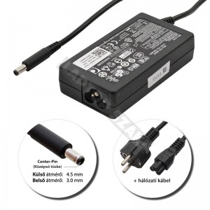 Dell 19.5V 2.31A (45W) haszn&aacute;lt, gy&aacute;ri t&ouml;ltő