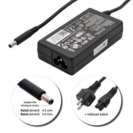 Dell 19.5V 2.31A (45W) használt, gyári töltő