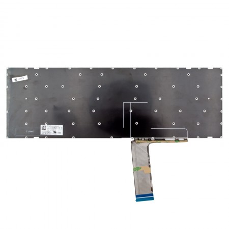 SN20M63102 gyári új szürke magyar keret nélküli laptop billentyűzet