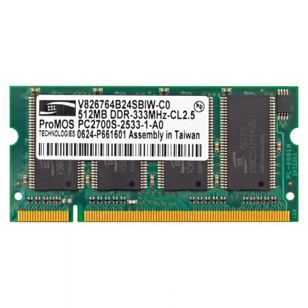 ProMOS 512MB DDR 333Mhz használt notebook memória