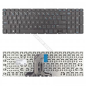 813974-051 haszn&aacute;lt fekete, francia laptop billentyűzet, keret n&eacute;lk&uuml;l