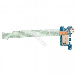 813953-001 haszn&aacute;lt USB panel + k&aacute;rtyaolvas&oacute; + szalagk&aacute;bel