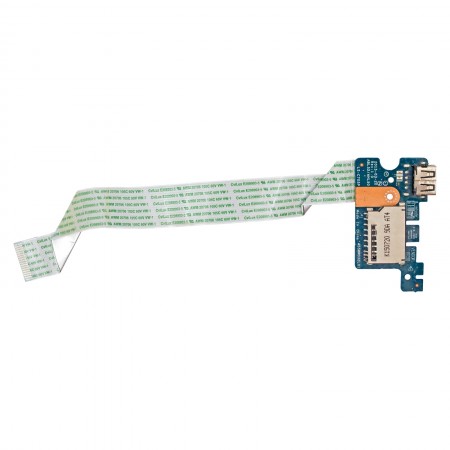 813953-001 használt USB panel + kártyaolvasó + szalagkábel