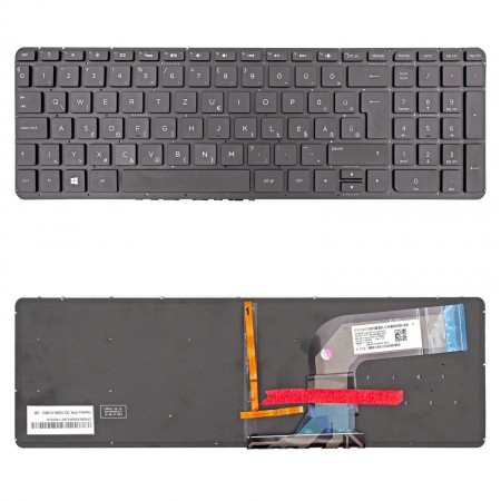 L50000-211 gyári új fekete magyar háttérvilágításos laptop billentyűzet, keret nélkül