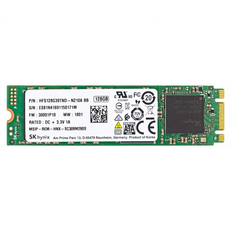 Hynix 128GB M.2 (SATA) használt SSD (HFS128G39TND)