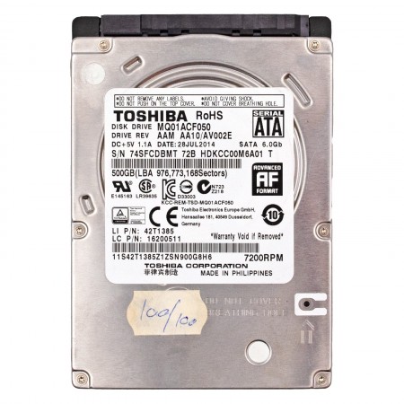 Toshiba MQ01ACF050 500GB SATA 2.5