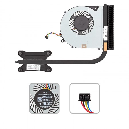 746659-001 gyári használt komplett hűtés