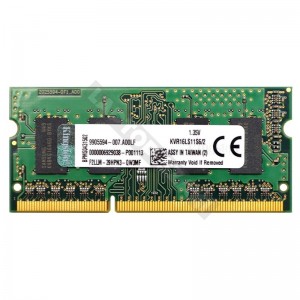 Kingston 2GB DDR3L 1600MHz haszn&aacute;lt notebook mem&oacute;ria