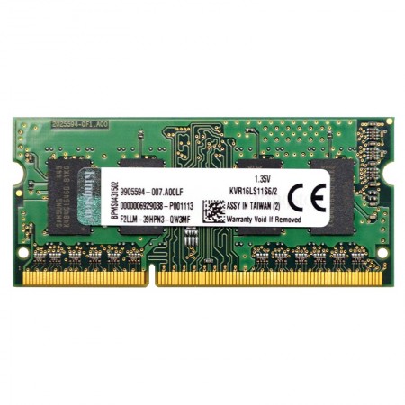 Kingston 2GB DDR3L 1600MHz használt notebook memória