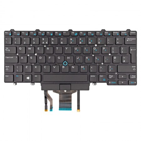 K9V28 használt fekete angol laptop billentyűzet