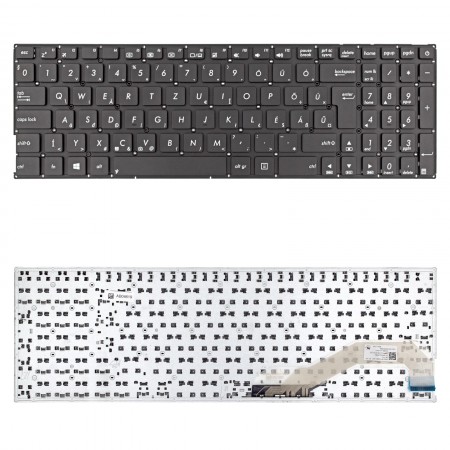 90NB0B12-R30130 gyári új, magyar fekete laptop billentyűzet, keret nélkül