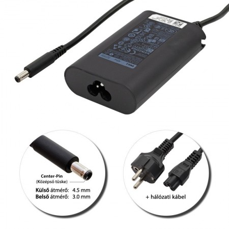 Dell 19.5V 2.31A (45W) 4.5x3.0mm gyári töltő