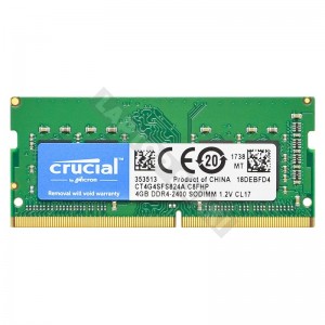 Crucial 4GB DDR4 2400MHz haszn&aacute;lt laptop mem&oacute;ria