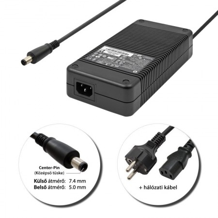 HP 19.5V 11.8A center-pin (230W) 7.4x5.0mm gyári töltő