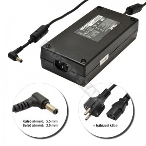 Asus 19V 9.5A (180W) 2.5mm haszn&aacute;lt, gy&aacute;ri t&ouml;ltő