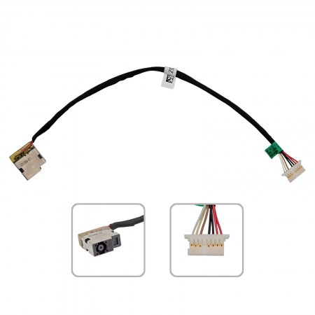 799749-S17 gyári új DC tápcsatlakozó + kábel