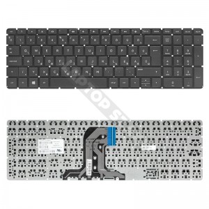 813974-211 haszn&aacute;lt fekete, magyar laptop billentyűzet, keret n&eacute;lk&uuml;l