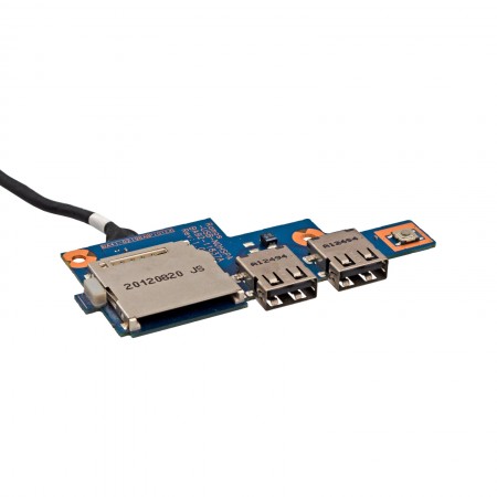 BA92-11837A használt bekapcsoló gomb, USB, kártyaolvasó panel