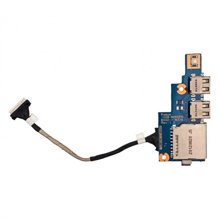 BA92-11837A használt bekapcsoló gomb, USB, kártyaolvasó panel