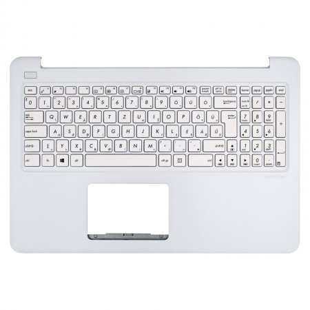 90NB0DI1-R31HU0 gyári új, magyar fehér laptop billentyűzet + fehér színű felső fedél