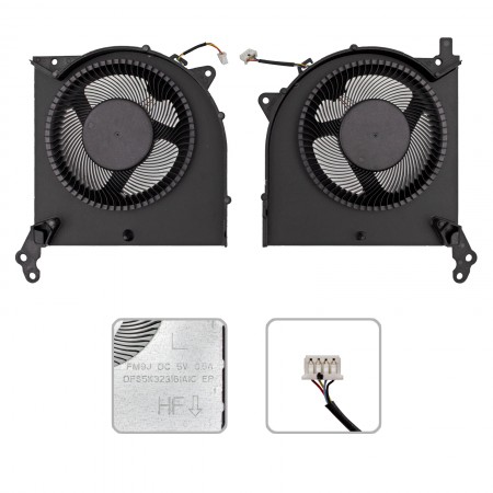 5F10S13917 gyári új hűtés, ventilátor (párban) (5V)