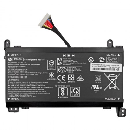 922977-855 14.4V 5675mAh 86Wh gyári új akkumulátor (16 pin)