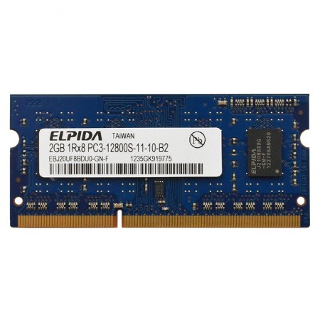 Elpida 2GB DDR3 1600MHz használt notebook memória