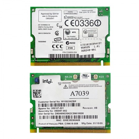 359107-001 HP 802.11g mini PCI wifi kártya