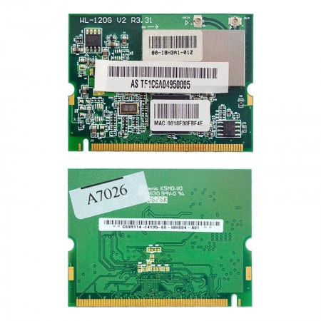 Broadcom WL-120G 802.11b/g mini PCI WIFI kártya