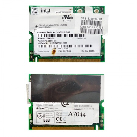 336976-001 HP-Compaq 802.11b/g mini PCI wifi kártya