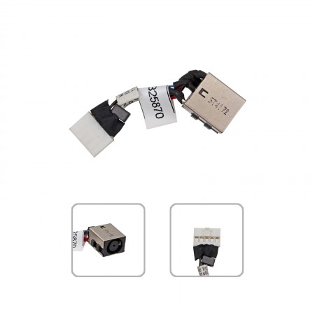 04W9NY használt DC tápcsatlakozó + kábel