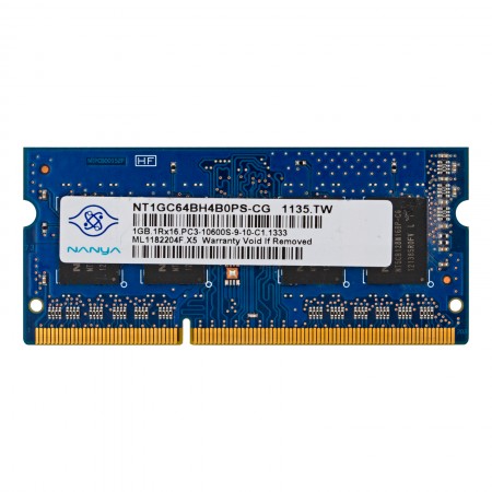 Nanya 1GB DDR3 1333MHz használt notebook memória