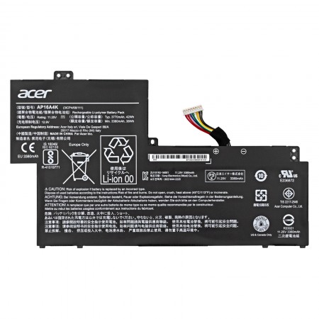 AP16A4K 11.25V 3770mAh 38Wh gyári új akkumulátor