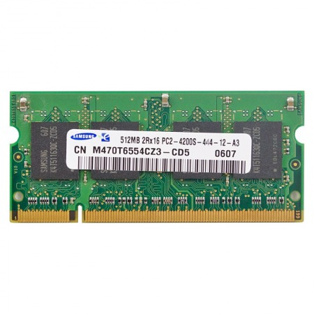 Samsung 512MB DDR2 533MHz laptop memória (M470T6554CZ3-CD5)
