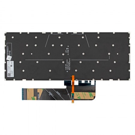 5CB0R08574 gyári új magyar szürke háttérvilágításos laptop billentyűzet, keret nélkül