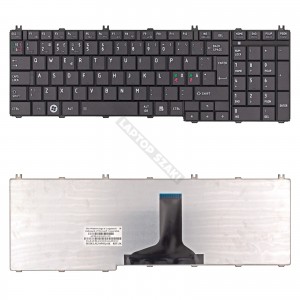 PK130CK2A26 gyári új, matt fekete nordic (norvég) laptop billentyűzet