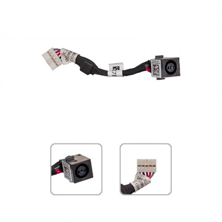 NCRJD használt DC tápcsatlakozó + kábel