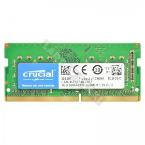 Crucial 8GB DDR4 2400MHz haszn&aacute;lt laptop mem&oacute;ria