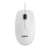 Logitech B100 fehér USB egér