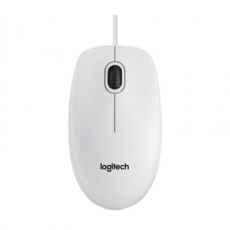 Logitech B100 fehér USB egér