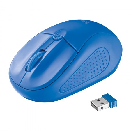 Trust Primo vezeték nélküli optikai egér kék (20786)