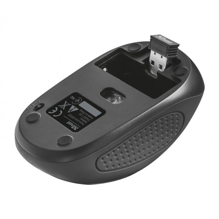 Trust Primo vezeték nélküli optikai egér fekete (20322)